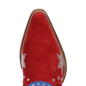 Lucky Stars Red/Blue Suede Leather Boot (DS) DP