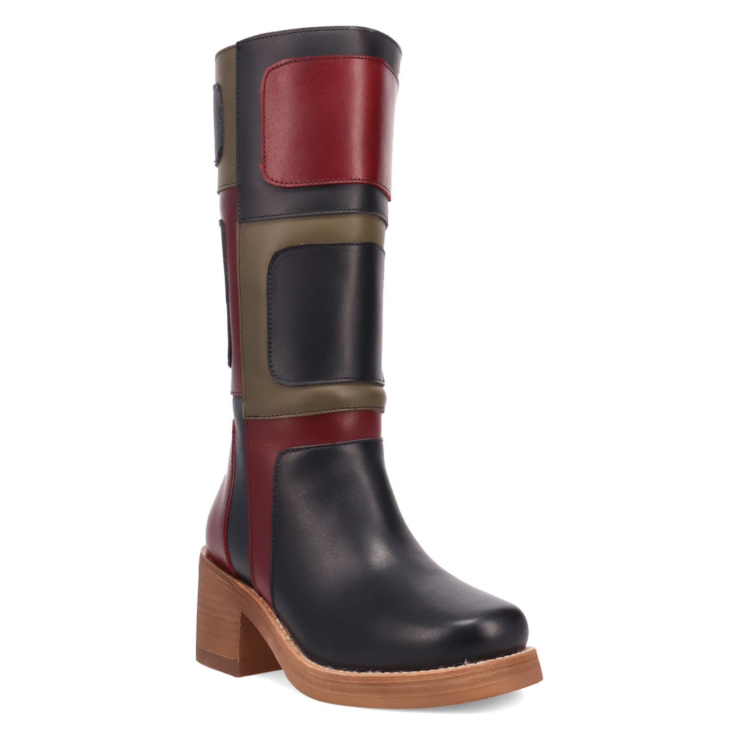Patches Black Leather Boot (DS) DP