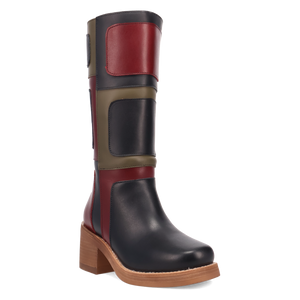 Patches Black Leather Boot (DS) DP