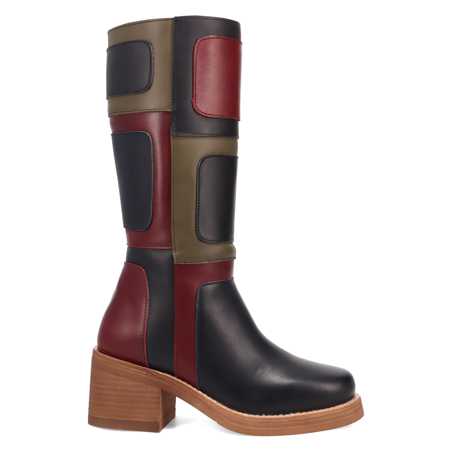 Patches Black Leather Boot (DS) DP