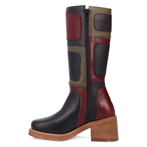 Patches Black Leather Boot (DS) DP