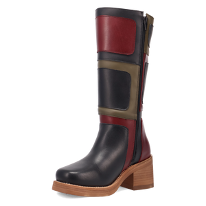 Patches Black Leather Boot (DS) DP