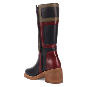 Patches Black Leather Boot (DS) DP