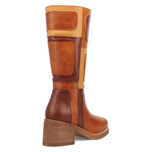 Patches Tan Leather Boot (DS) DP