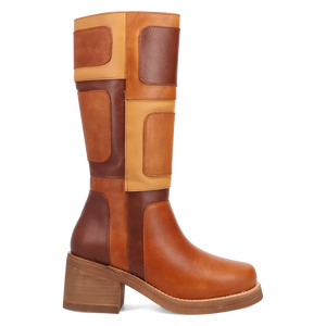 Patches Tan Leather Boot (DS) DP