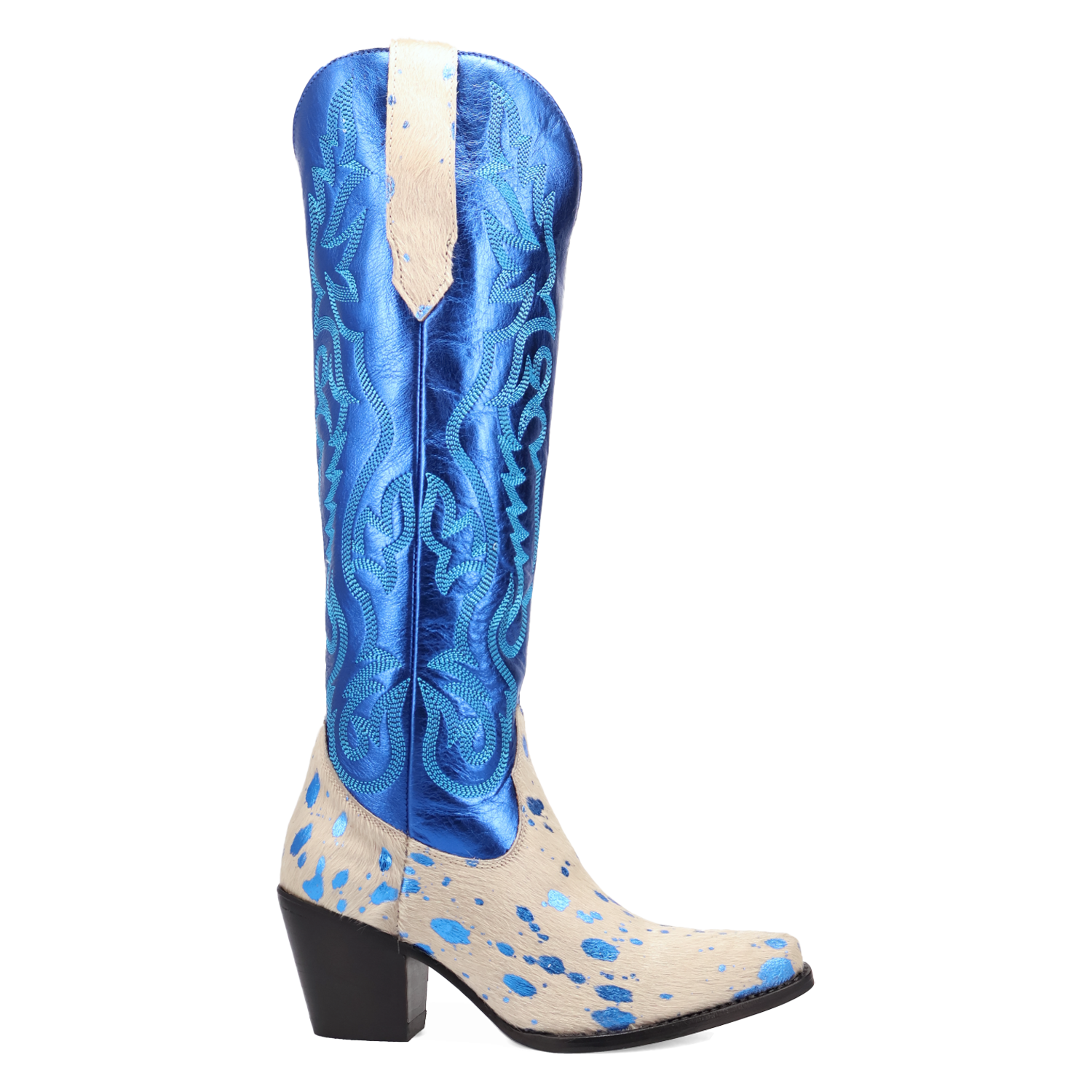 Take No Bull Blue Leather Boot (DS) DP