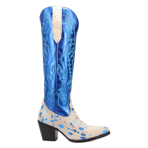 Take No Bull Blue Leather Boot (DS) DP