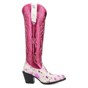 Take No Bull Fuchsia Leather Boot (DS) DP