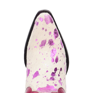 Take No Bull Fuchsia Leather Boot (DS) DP