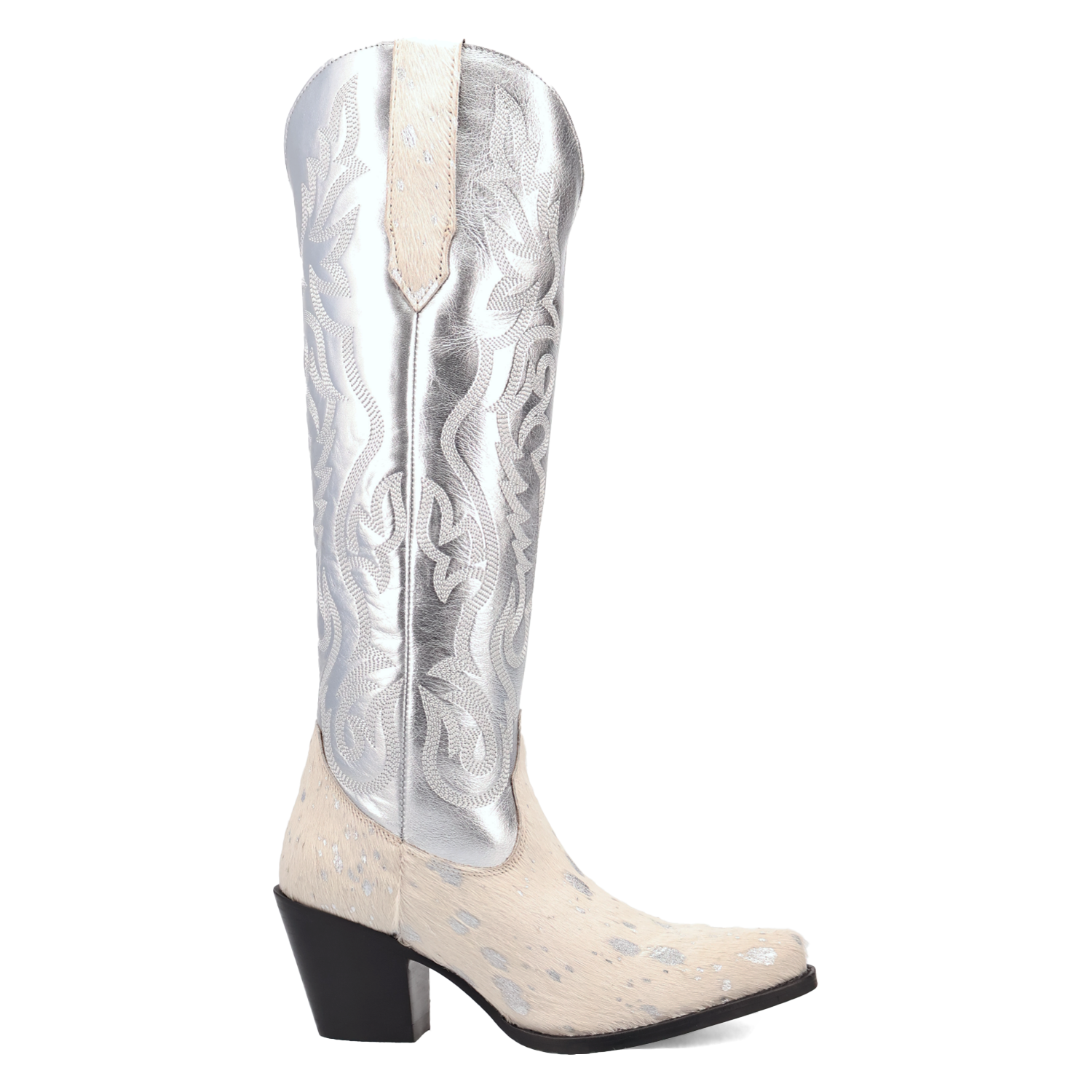 Take No Bull White Leather Boot (DS) DP
