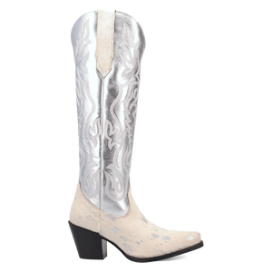 Take No Bull White Leather Boot (DS) DP