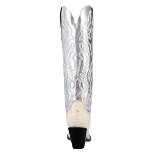 Take No Bull White Leather Boot (DS) DP