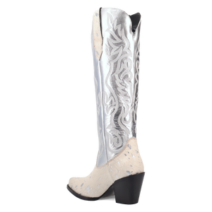 Take No Bull White Leather Boot (DS) DP