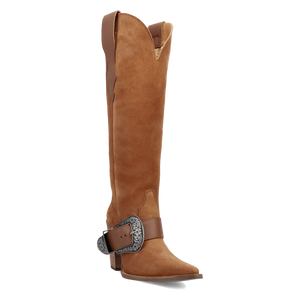 Yeehottie Camel Suede Leather Boot (DS) DP