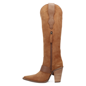 Yeehottie Camel Suede Leather Boot (DS) DP