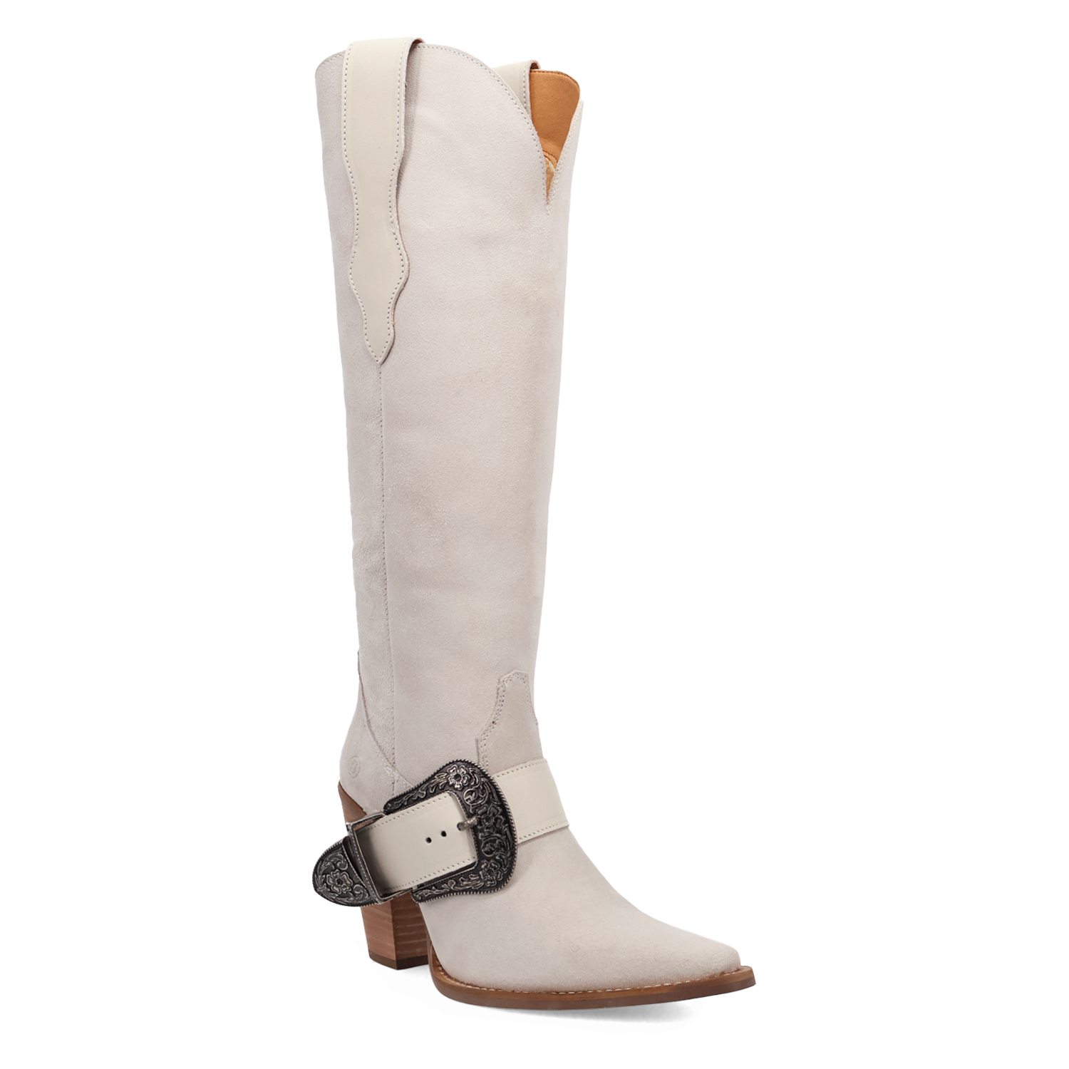 Yeehottie Grey Suede Leather Boot (DS) DP