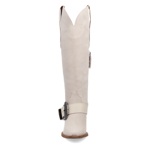 Yeehottie Grey Suede Leather Boot (DS) DP