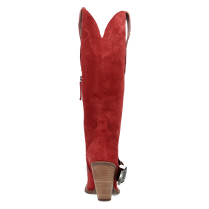 Yeehottie Red Suede Leather Boot (DS) DP