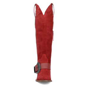 Yeehottie Red Suede Leather Boot (DS) DP