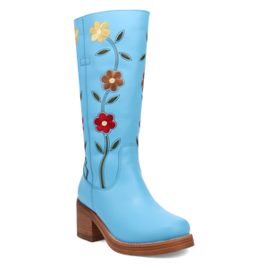 Bloom Blue Leather Boot (DS) DP