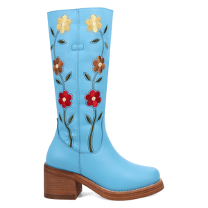 Bloom Blue Leather Boot (DS) DP