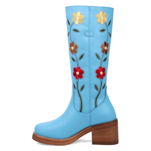 Bloom Blue Leather Boot (DS) DP