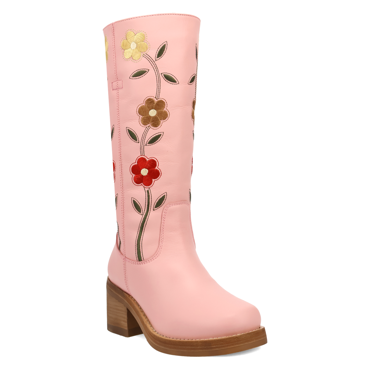 Bloom Pink Leather Boot (DS) DP