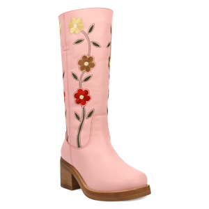 Bloom Pink Leather Boot (DS) DP