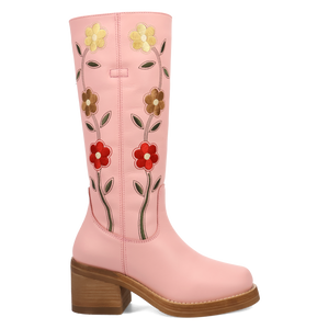 Bloom Pink Leather Boot (DS) DP