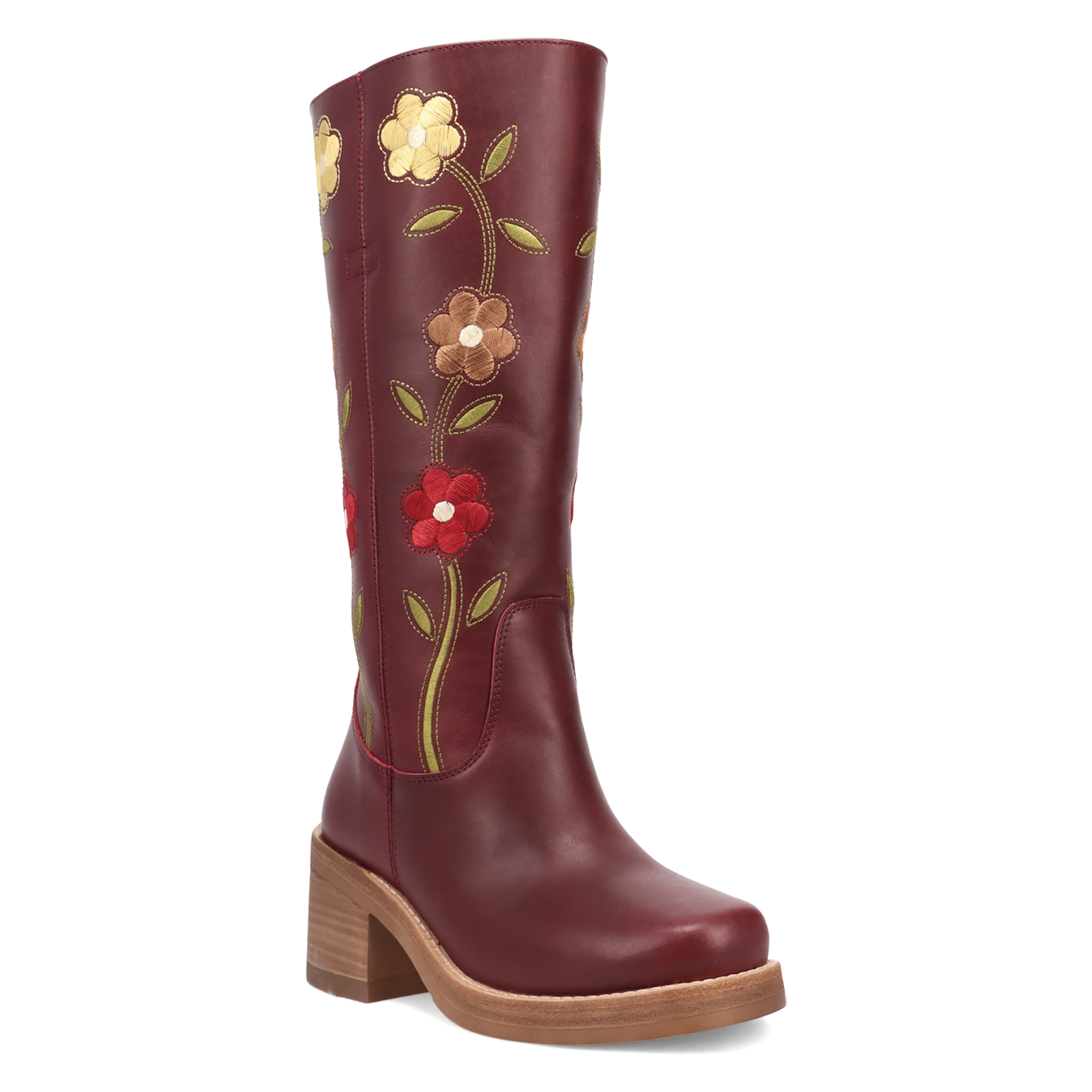 Bloom Merlot Leather Boot (DS) DP