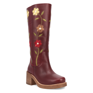 Bloom Merlot Leather Boot (DS) DP