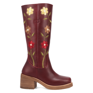 Bloom Merlot Leather Boot (DS) DP