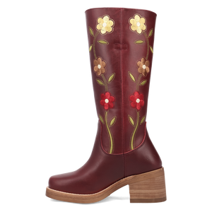 Bloom Merlot Leather Boot (DS) DP