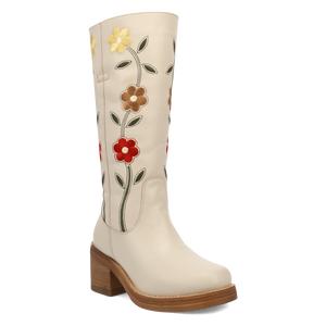 Bloom White Leather Boot (DS) DP