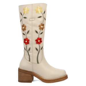 Bloom White Leather Boot (DS) DP