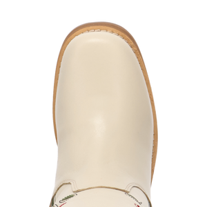 Bloom White Leather Boot (DS) DP