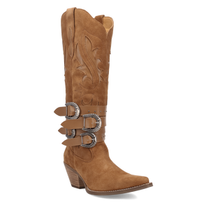 Buck Wild Brown Suede Leather Boot (DS) DP