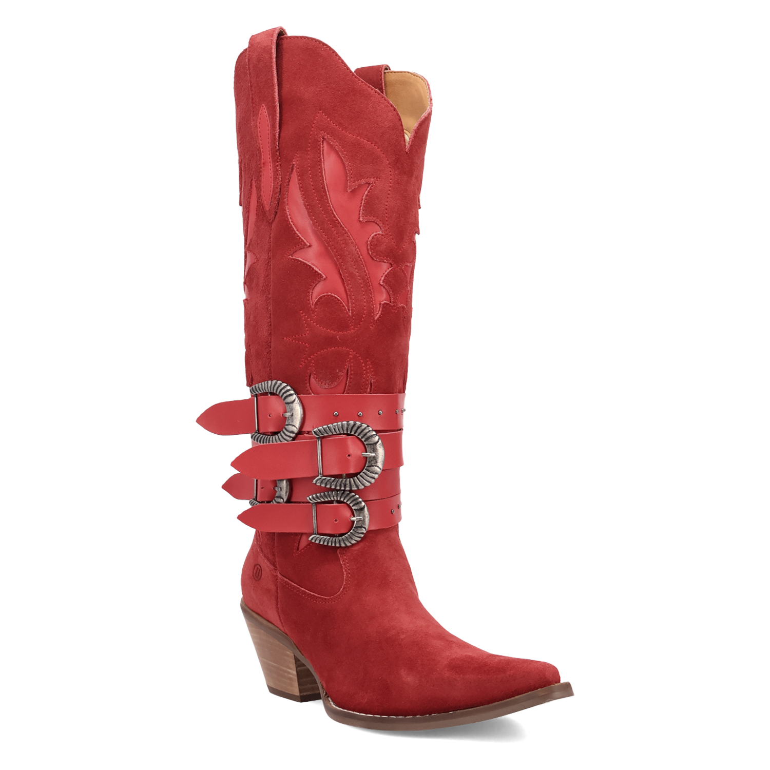 Buck Wild Red Suede Leather Boot (DS) DP