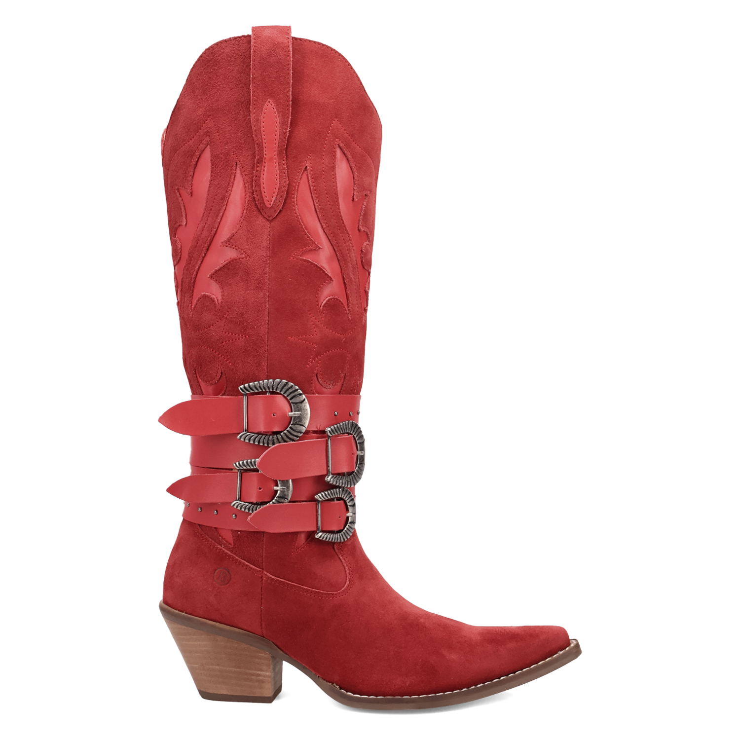 Buck Wild Red Suede Leather Boot (DS) DP