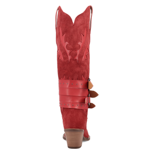 Buck Wild Red Suede Leather Boot (DS) DP
