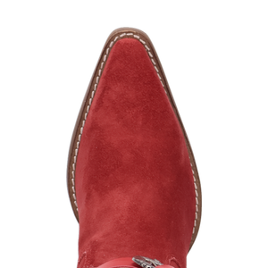 Buck Wild Red Suede Leather Boot (DS) DP