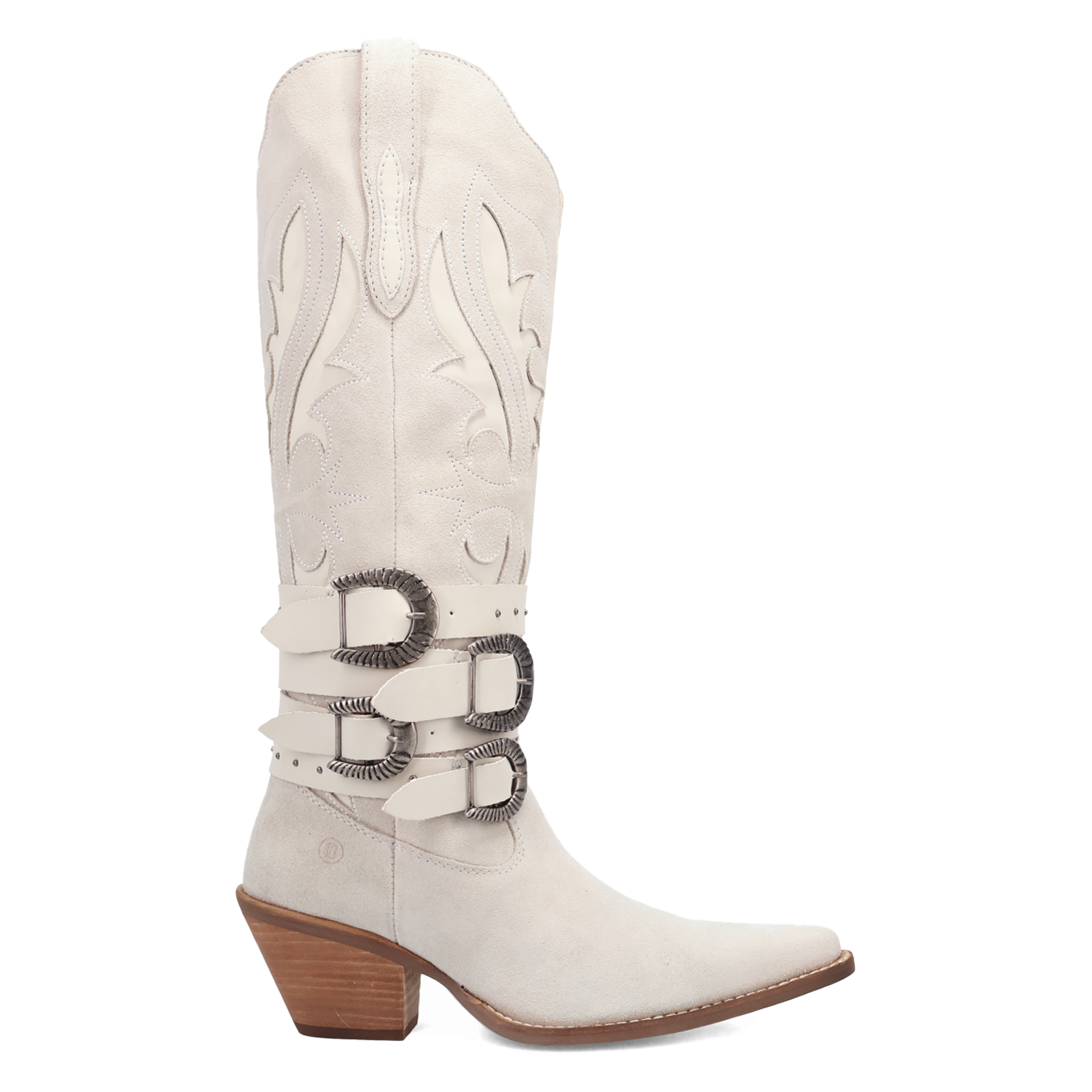 Buck Wild White Suede Leather Boot (DS) DP