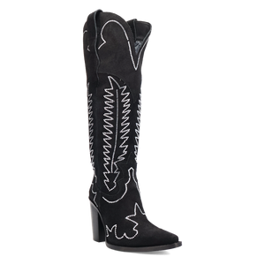 Double Take Black Leather Boot (DS) DP