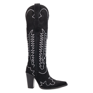 Double Take Black Leather Boot (DS) DP