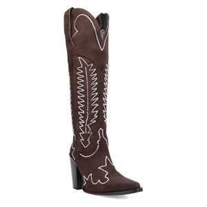 Double Take Brown Leather Boot (DS) DP