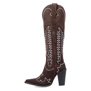 Double Take Brown Leather Boot (DS) DP