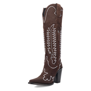 Double Take Brown Leather Boot (DS) DP