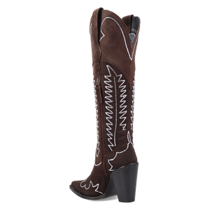 Double Take Brown Leather Boot (DS) DP