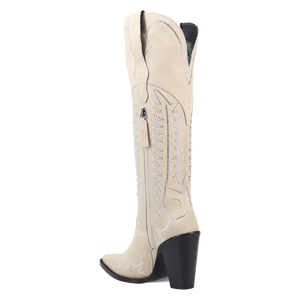 Double Take White Leather Boot (DS) DP