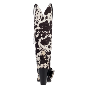 Spur Crazy Cow Print Leather Boot (DS) DP